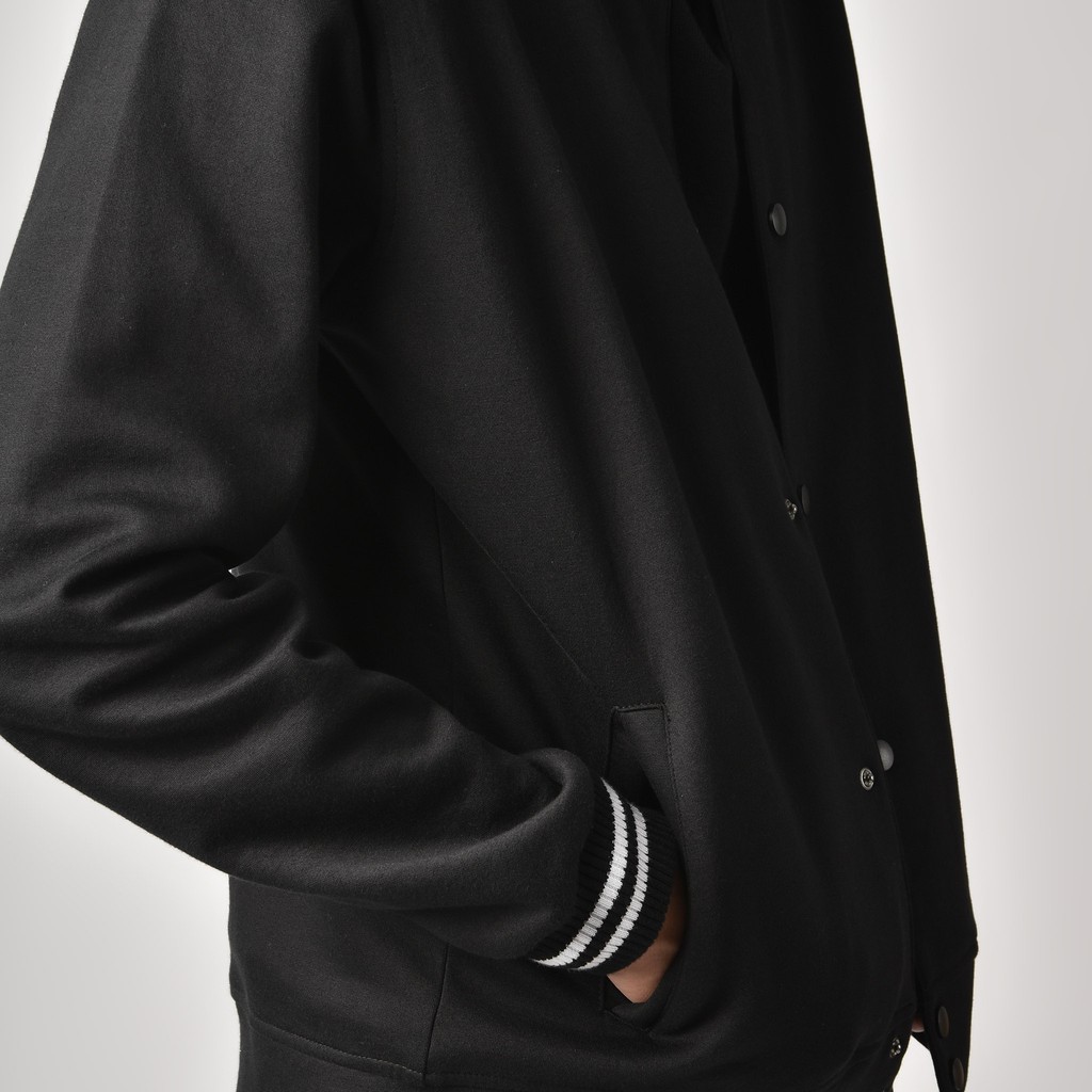 Jual Prepp Studio Ivy Varsity Jacket Black | Shopee Indonesia