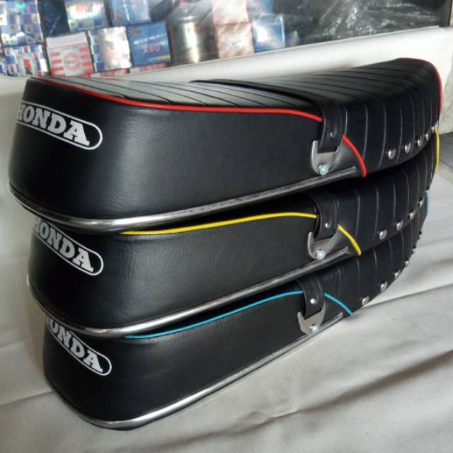 Jual Jok Motor C70 Racing Japstyle lis warna lengkap dengan sabuknya ...
