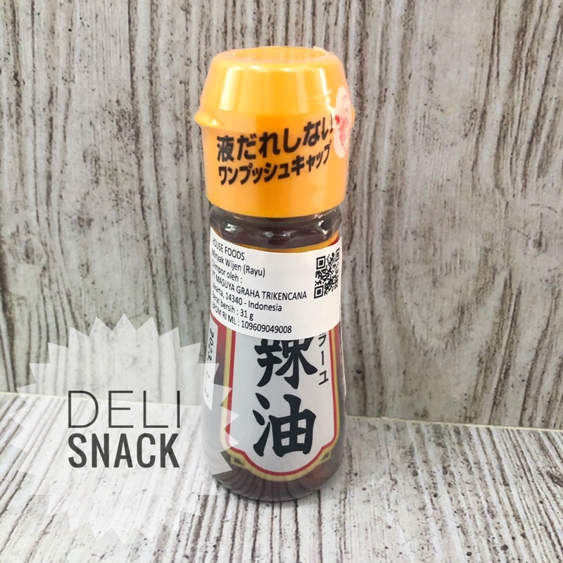 Jual House Rayu Oil 31gr / Japan Chili Oil, Sesame Oil, Togarashi, Layu ...