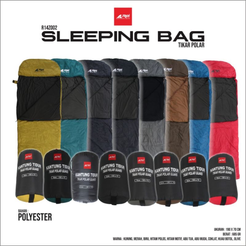 Jual Sleeping Bag Kantung Tidur Model Tikar Polar Arei Original ...