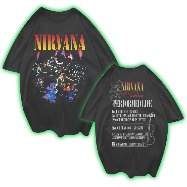 Nirvana unplugged cheap t shirt