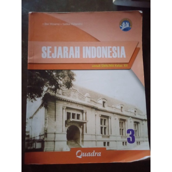 Jual Buku Sejarah Indonesia Kelas Xii 12 3 Sma Smk Man Quadra Shopee