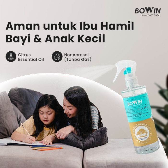 Jual Bowin Bed Spray Anti Tungau / Jamur Kasur / BakteriDisinfectant