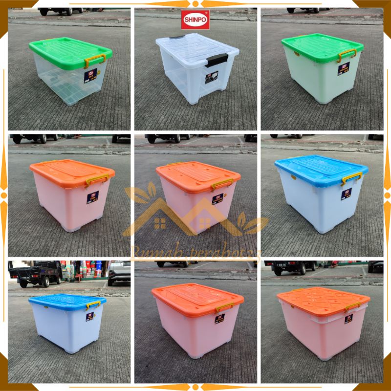 Jual SHINPO Container Box CB 30 45 47 52 70 95 130 150 195 Liter Kotak ...