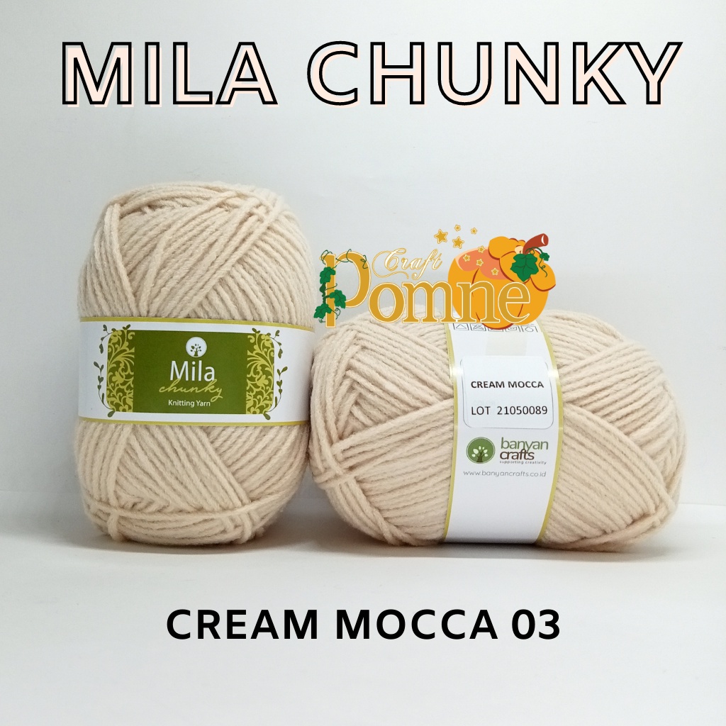 Jual Benang Rajut Mila Chunky Acrylic Braided Yarn Shopee Indonesia