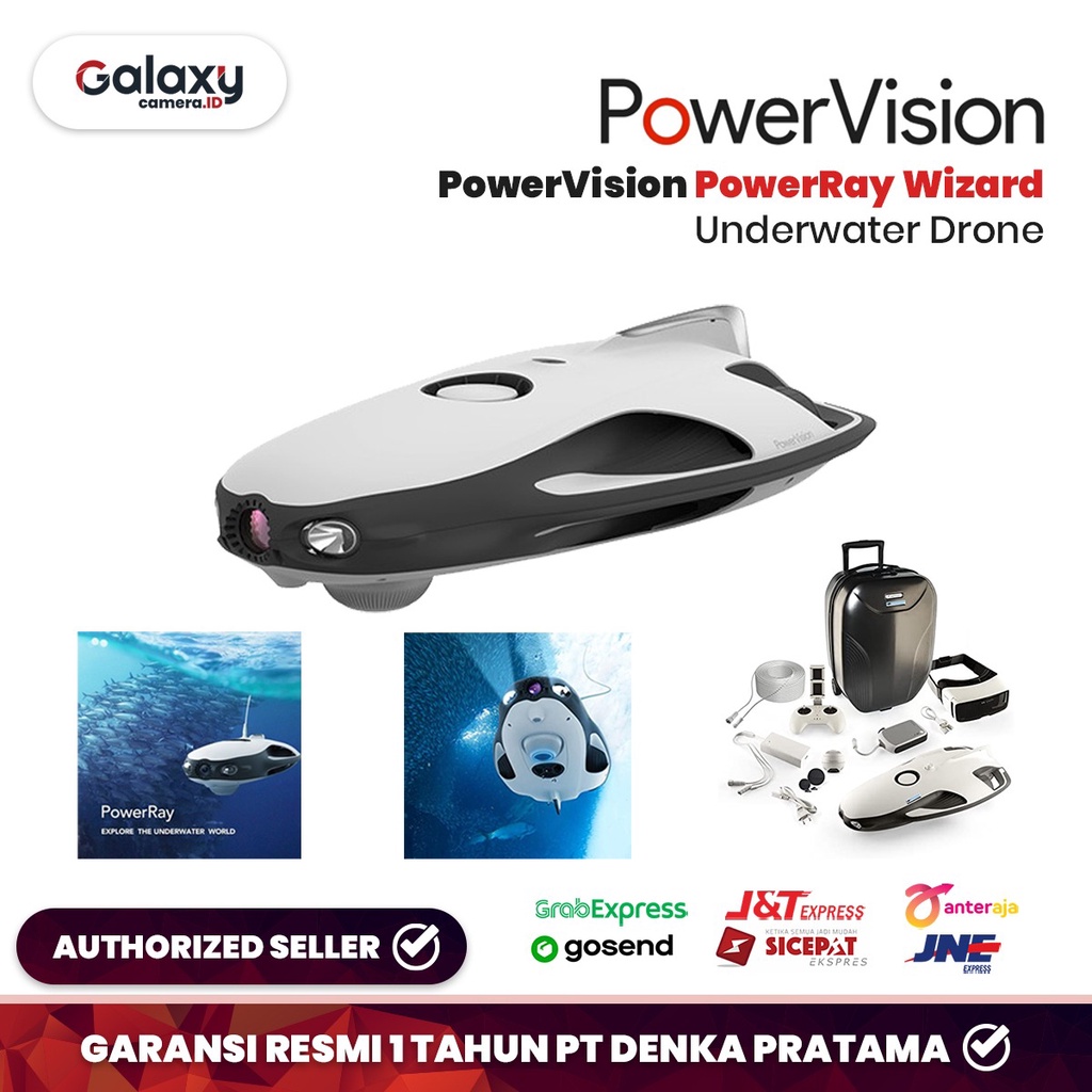 Drone Sous-Marin PowerRay Wizard - Occasion (utilisé 3x) Avec Lunettes 3D