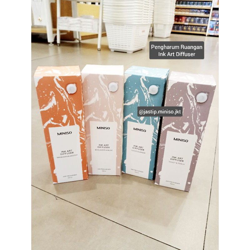 Jual MINISO 🆕 PENGHARUM RUANGAN "INK ART DIFFUSER" 50ml Shopee Indonesia