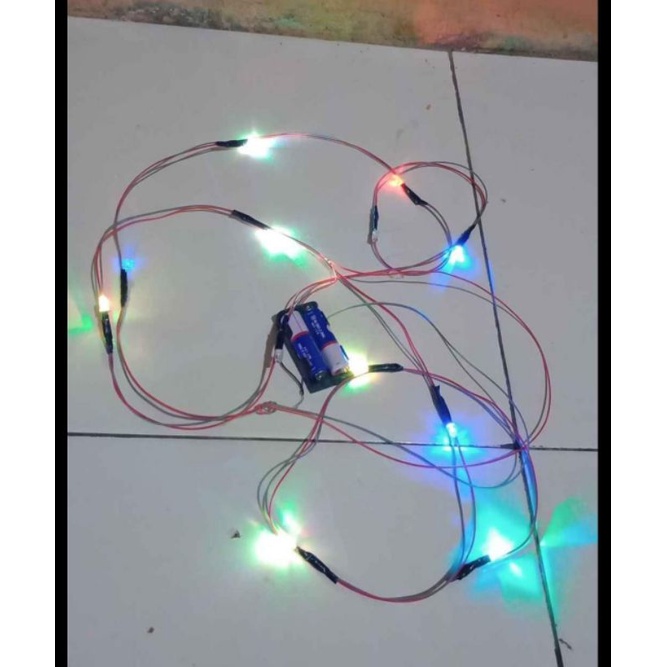 Jual LAMPU LAYANGAN RAKITAN LED RGB DISCO 3 WARNA | Shopee Indonesia