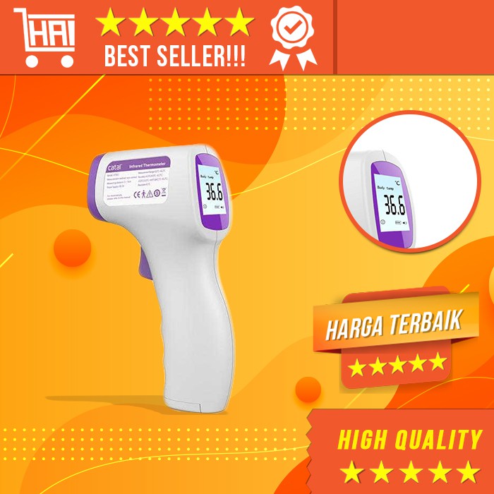 Jual THERMOGUN PENGUKUR SUHU LASER TERMOGUN THERMO GUN TERMOMETER ...