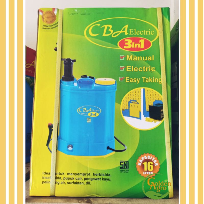 Jual TANGKI SPRAYER CBA ELEKTRIK 3IN1 16 LITER | Shopee Indonesia