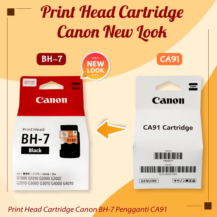 Jual Head Cartridge CA91 Black Printer Canon G1010 G2010 G3010