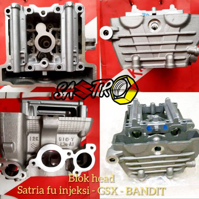 Jual Blok Head Cylinder Head Suzuki Satria Fu Injeksi Gsx R Gsx S Bandit Ori Shopee Indonesia