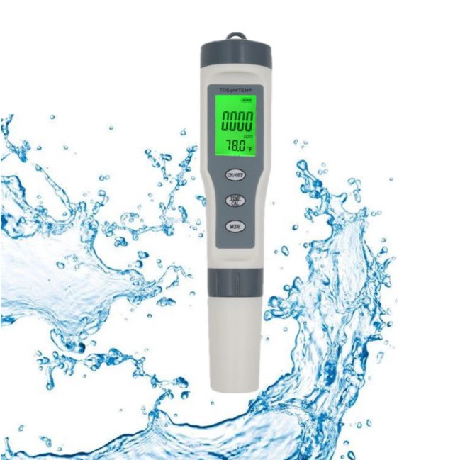 Ez-9901 Ph Mètre 3 In1 Tds / temp / ec Testeur de qualité de l'eau Pen  Détecteur de conductivité Moniteur Mesure