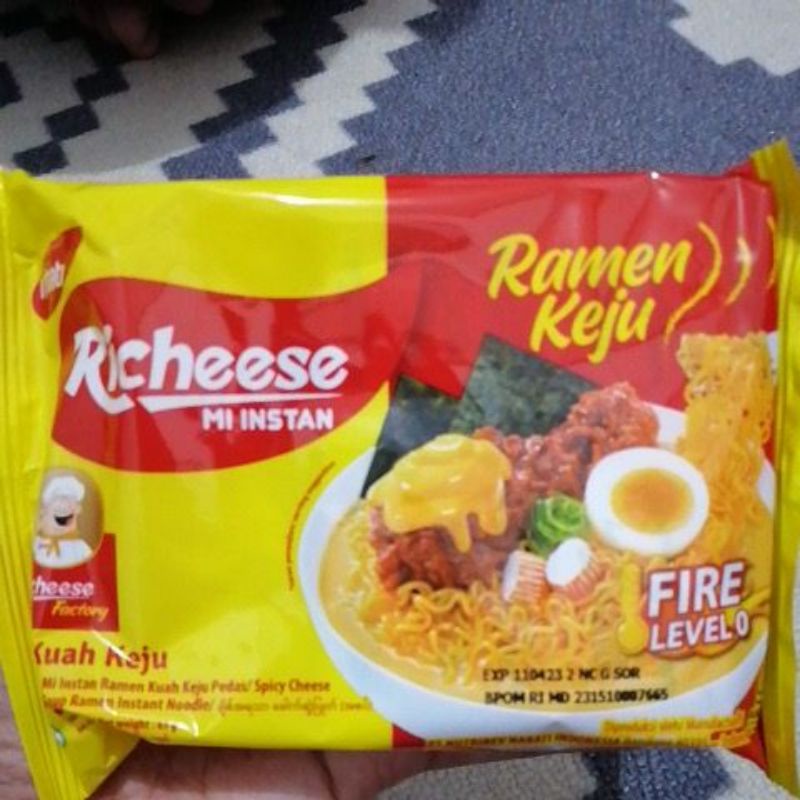 Jual Mie Ramen Keju Richeese Level 0 | Shopee Indonesia