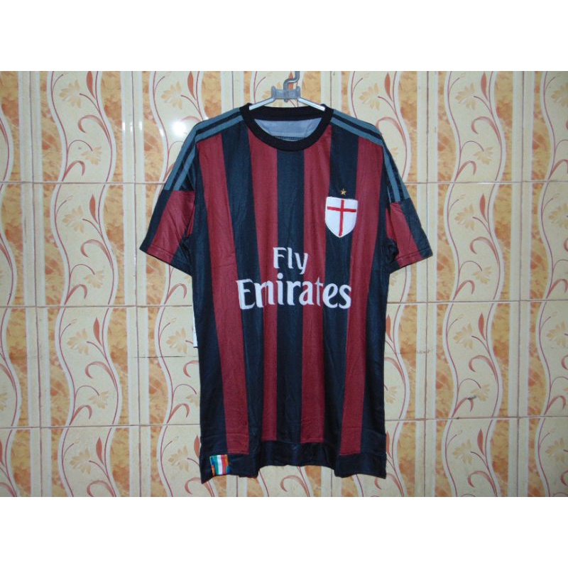 Jual JERSEY AC MILAN HOME 2015/2016 | Shopee Indonesia