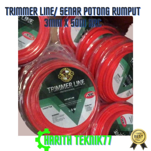 Jual TRIMMER LINE/ SENAR POTONG RUMPUT BULAT 50M | Shopee Indonesia