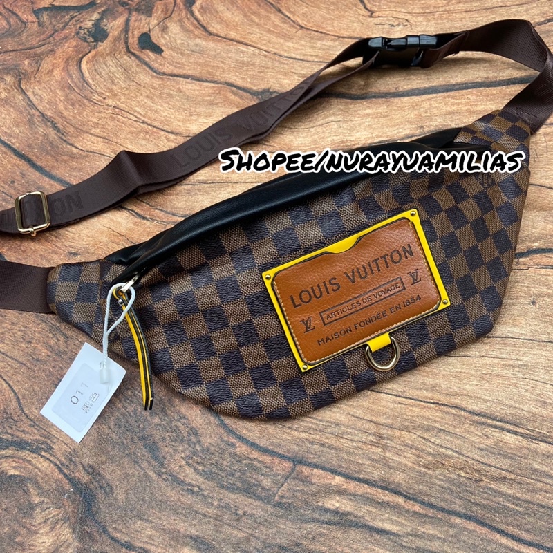 WAISTBAG LV PRIA / WANITA UNISEX ' import murah terlaris  *** best seller  & best Quality *** recomended banget buat kamu yang ingin cari tas import  murah kwalitas premium / tas