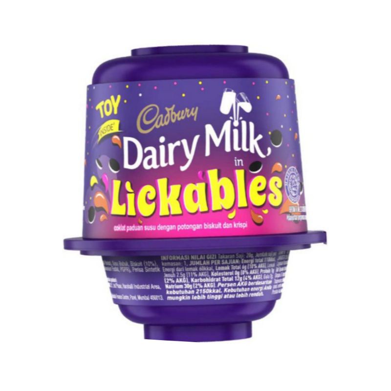 Jual Cadbury Dairy Milk Chocolate Lickables 20 g Shopee Indonesia