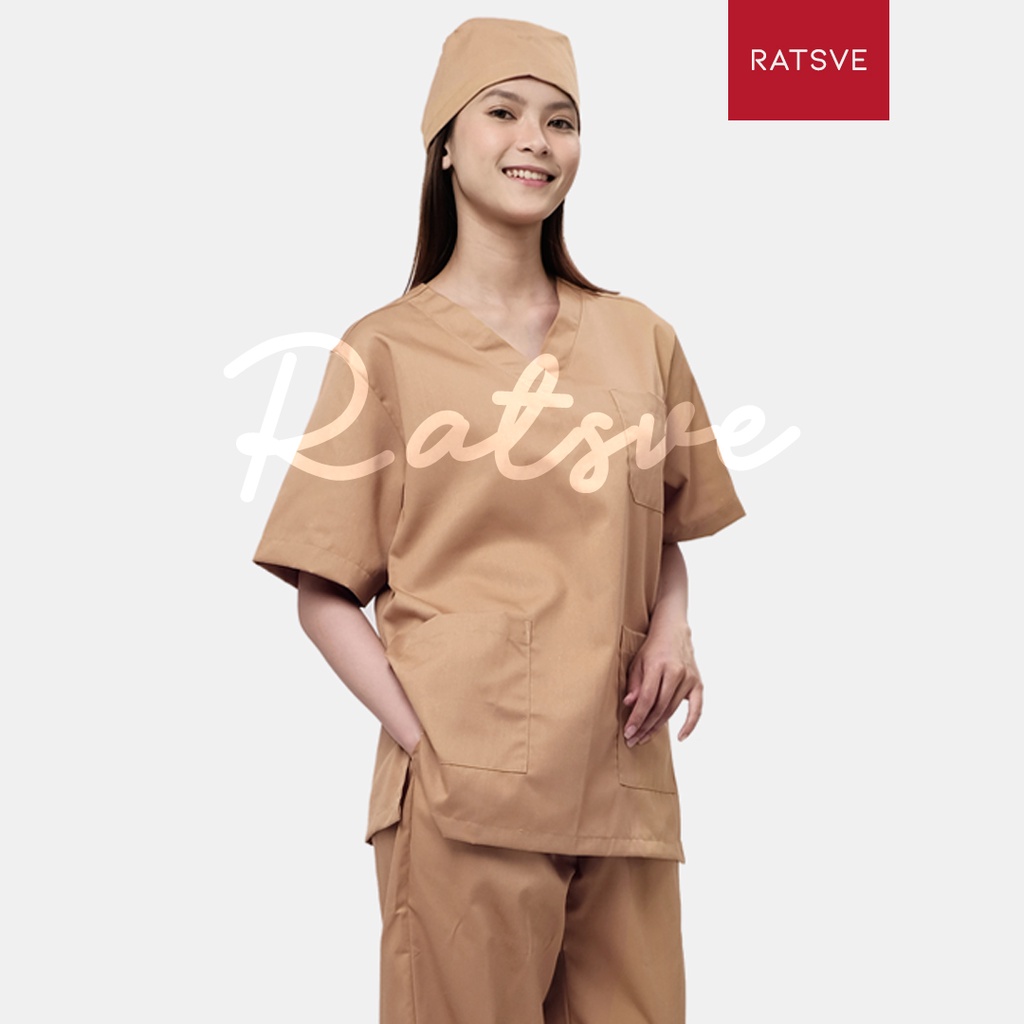 Jual Baju Jaga Baju Ok Setelan Baju Medis Oka V Neck Scrub Dokter