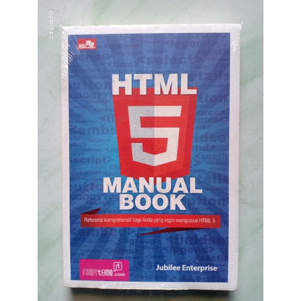 Jual BUKU HTML 5 MANUAL BOOK | Shopee Indonesia