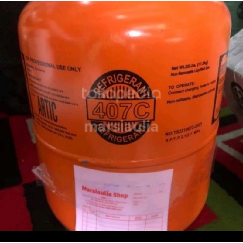 Jual refrigerant r407 11.3kg segel per can 407c r407c | Shopee Indonesia