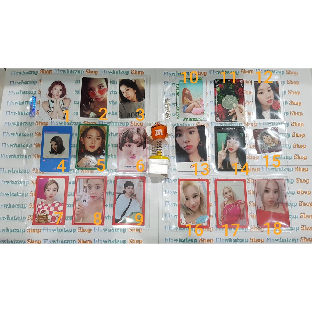 twice メッセージカード photocards 甘酸っぱい