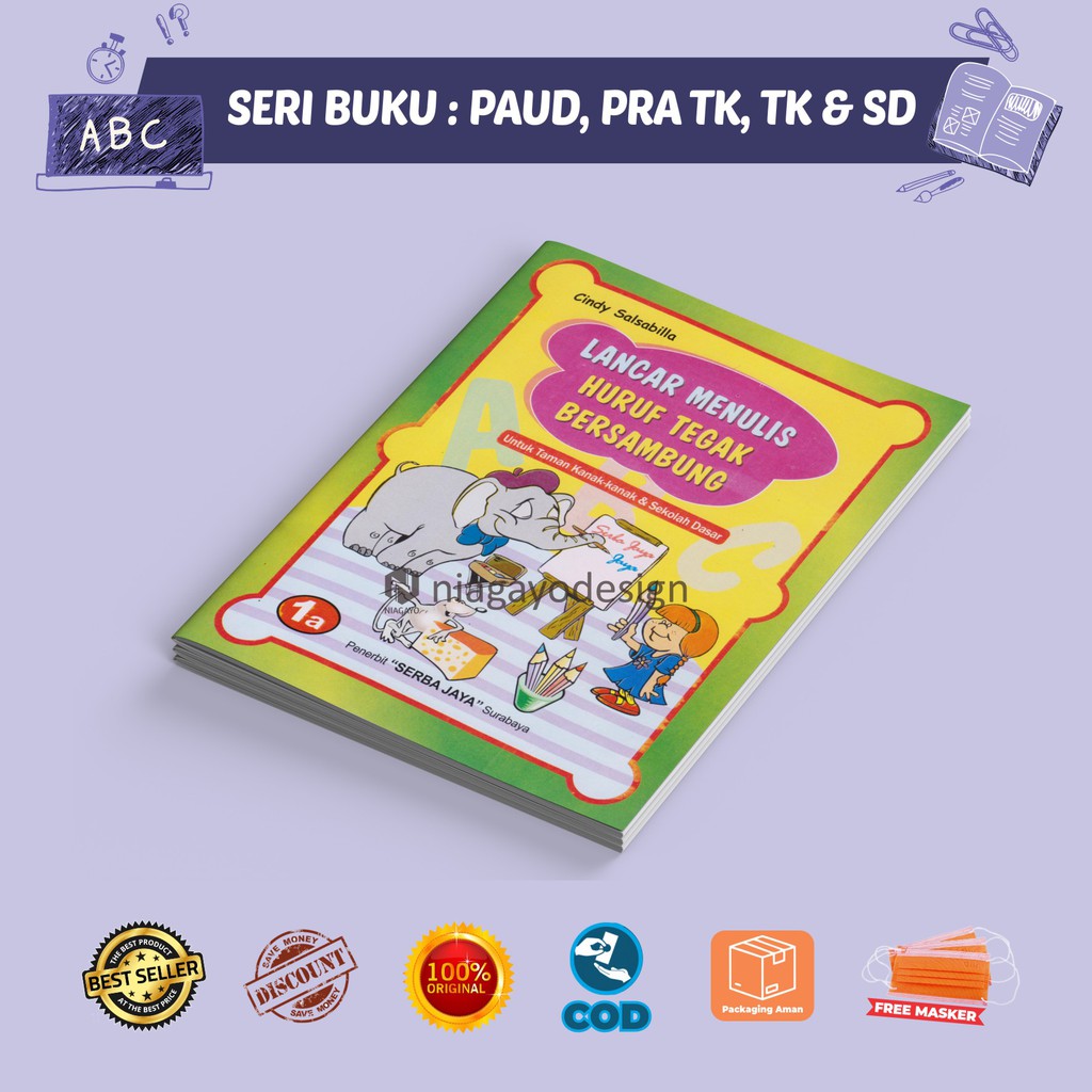 Jual Buku Anak / Buku Edukasi Anak : Belajar Menulis Huruf Hijaiyyah ...