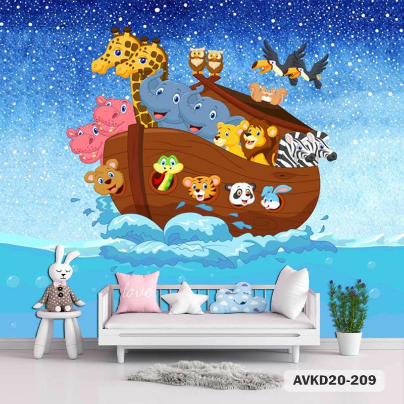 Jual Wallpaper Custom 3D Wallpaper Tema Anak Anak Wallpaper Kids