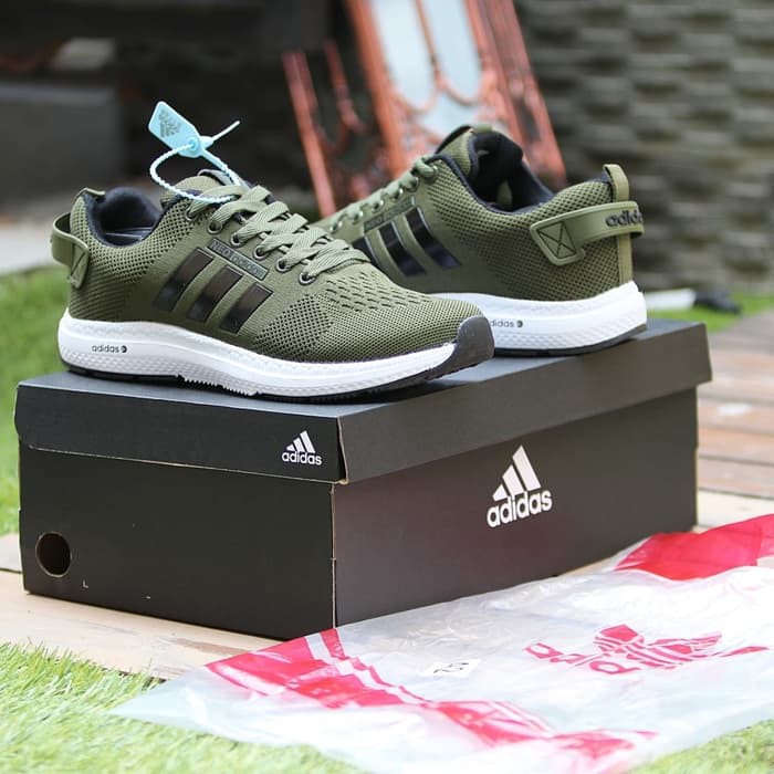 Adidas neo army sales green