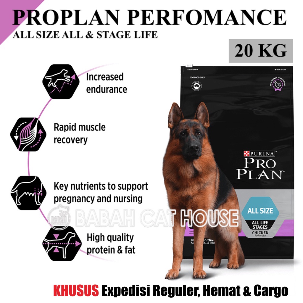 Pro plan performance clearance 20kg