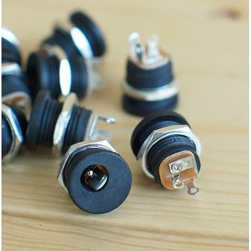 Jual Soket DC Mur 2.1x5.5mm Panel Mount Female Power Supply Socket ...