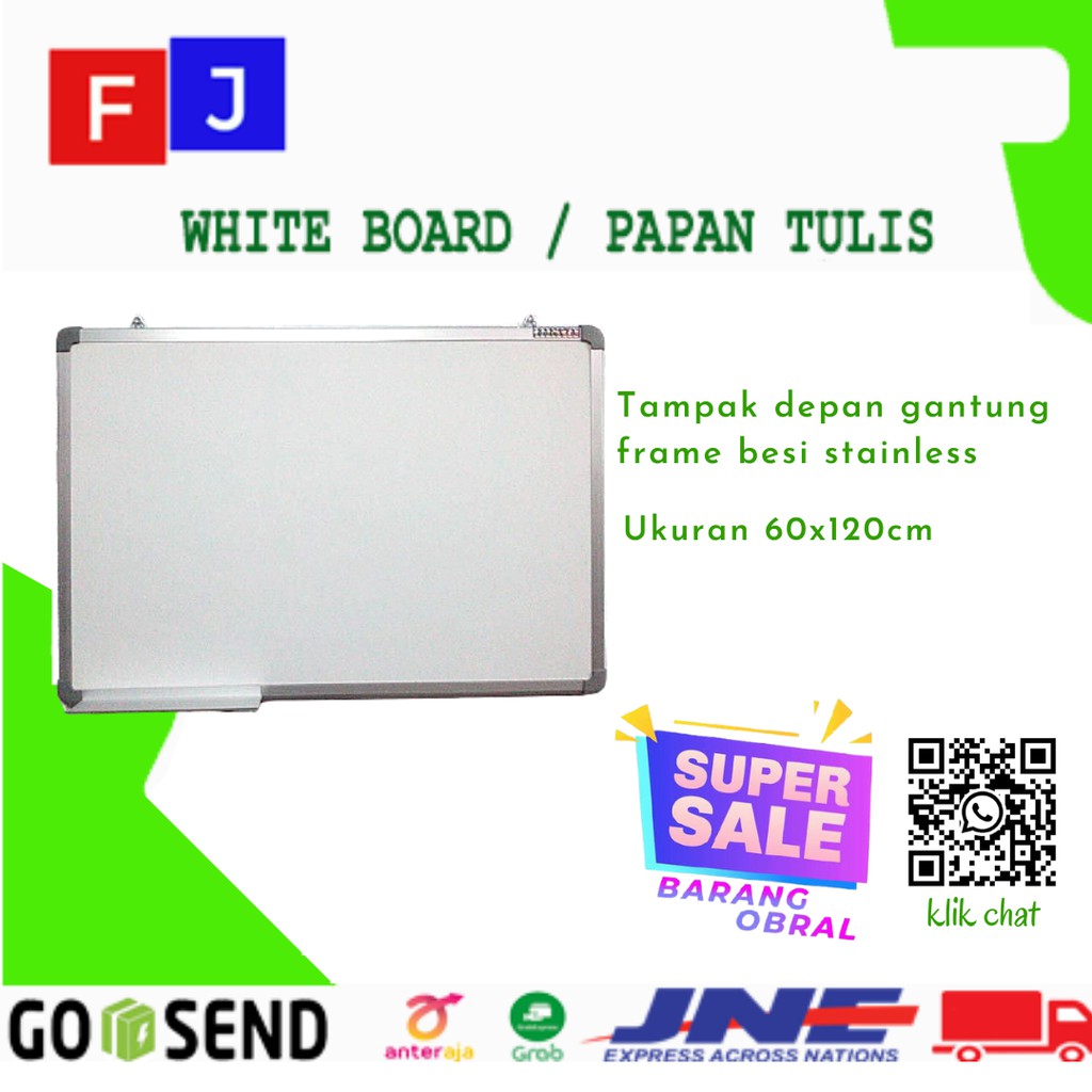 Jual Whiteboard Sakana 60x120cm Papan Tulis Whiteboard 60x120cm Shopee Indonesia 8385