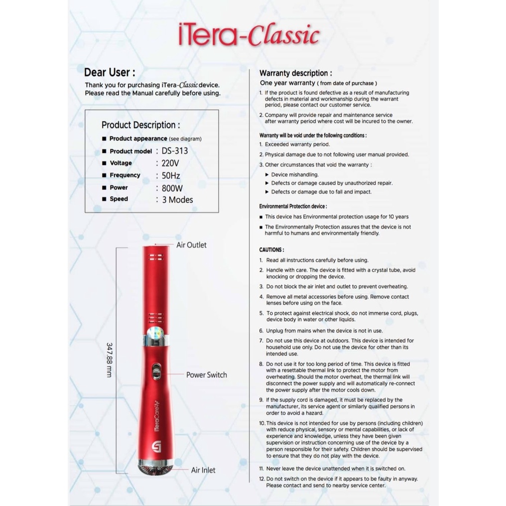 Jual Iteracare Classic alat terapi kesehatan original | Shopee Indonesia