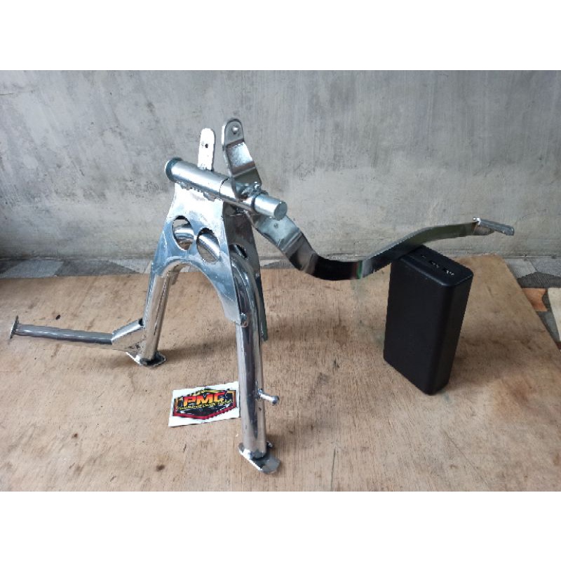 Jual Jagang Standar tengah scorpio set pedal pijakan rem crystal dan