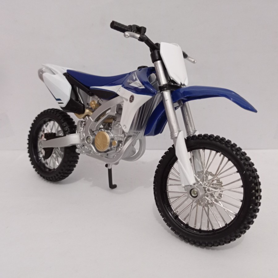 Jual Diecast motor cross Yamaha YZ450F Miniatur motor trail Maisto 1:12 ...