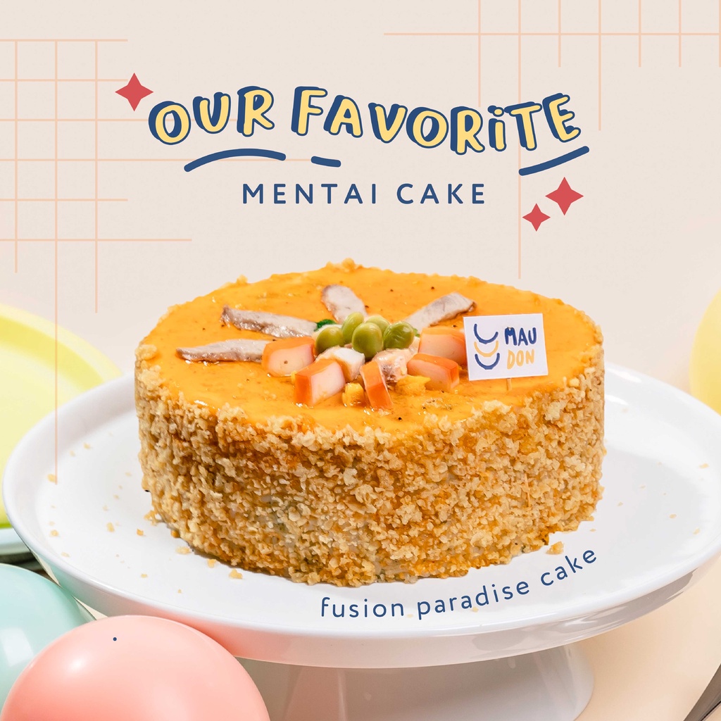 Jual MENTAI CAKE MAUDON | KUE ULTAH | BIRTHDAY CAKE | Shopee Indonesia