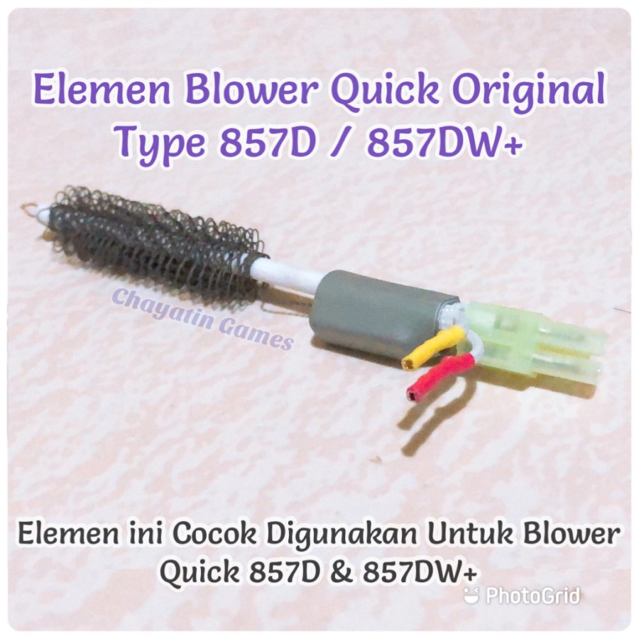Jual Elemen Blower Original QUICK Type 857D 857DW+ & Blower Digital ...