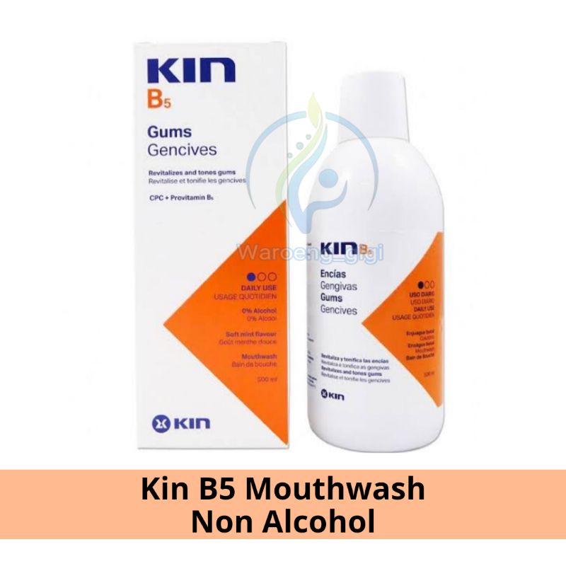 Jual Kin B5 Mouthwash Mouthrinse Obat Kumur 500ml | Shopee Indonesia