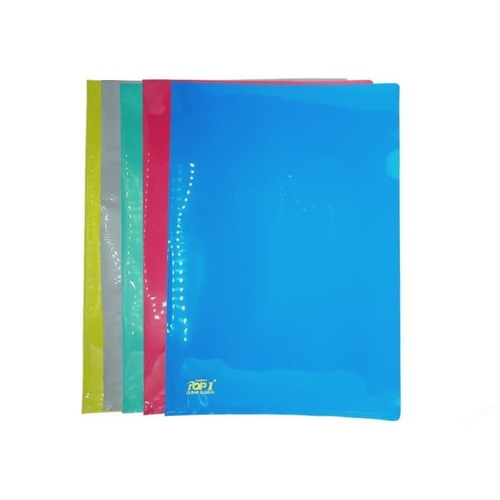 Jual MAP L CLEAR SLEEVES POP 1 A4 ISI 12 | Shopee Indonesia