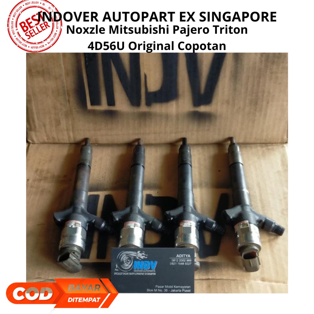 Jual Noxzle Injector Mitsubishi Pajero Triton 4D56U set Original ...