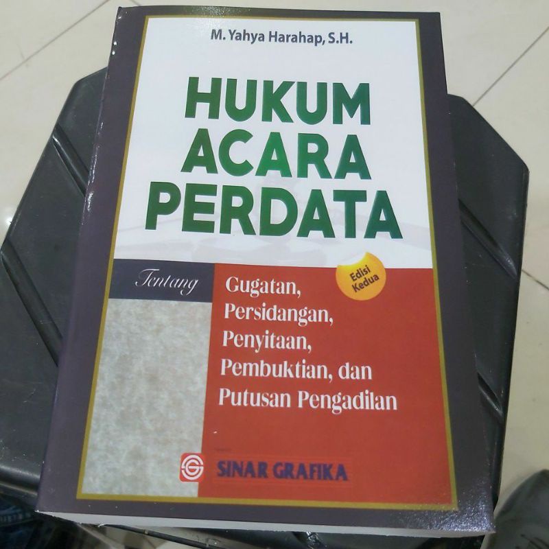 Jual JUAL BUKU HUKUM ACARA PERDATA YAHYA HARAHAP EDISI KEDUA | Shopee ...