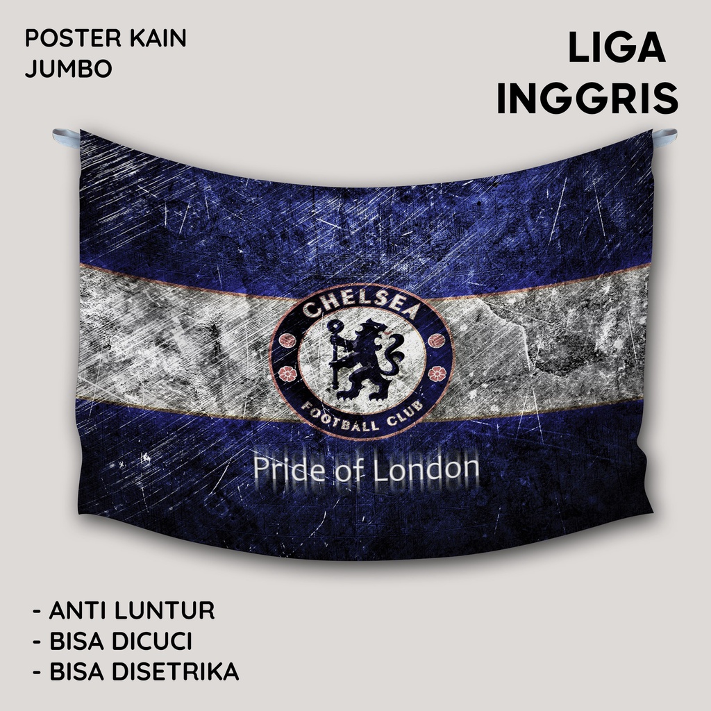 Jual POSTER KAIN BENDERA JUMBO AESTETIK DEKORASI KAMAR SERI LIGA ...