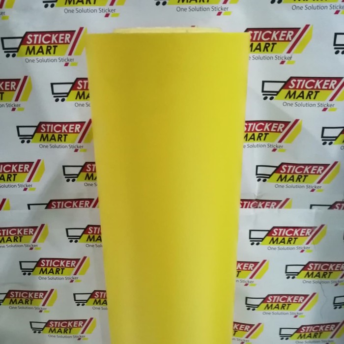 Jual Sticker Vinyl Mobil Motor Light Yellow Matte Mactac by StickerMart ...