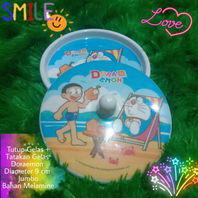 Jual Tutup Gelas Tatakan Gelas Doraemon Jumbo Shopee Indonesia