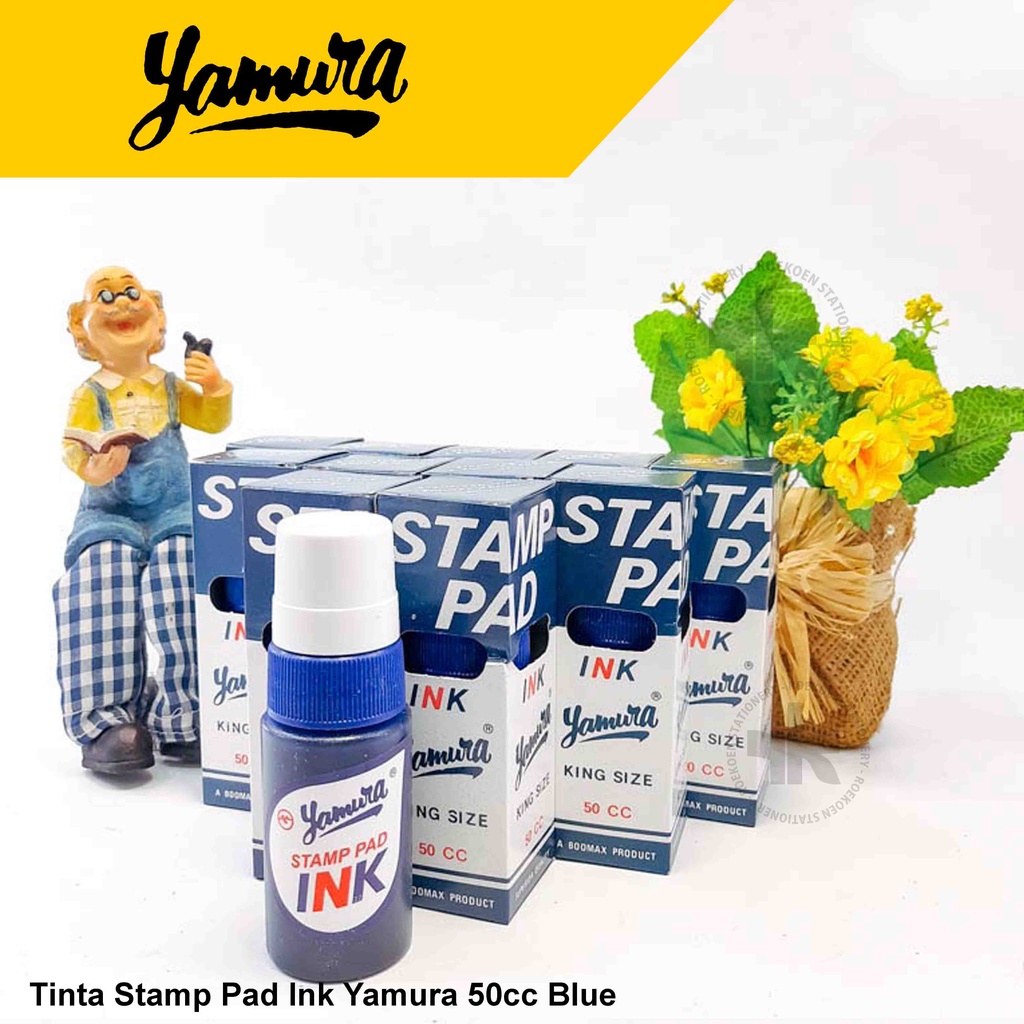 Jual Yamura Tinta Stamp Pad Ink 50cc -Refill Stempel Botol | Shopee ...