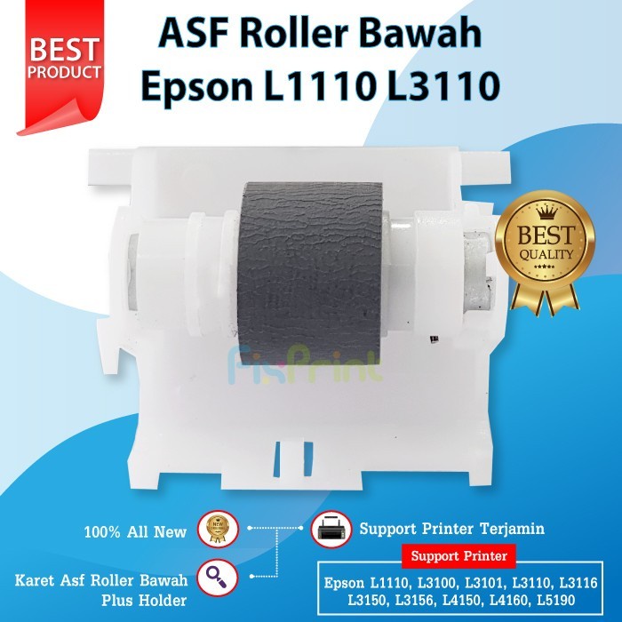Jual Asf Roller Bawah Epson L1110 L3110 Roll Penarik Kertas Printer Ecotank L3150 L4150 L4160 6353