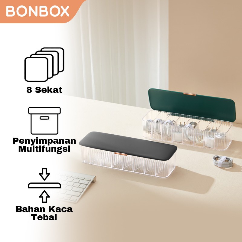 Jual STORAGE BOX BONBOX BSB01 Kotak Penyimpanan Multifungsi Kabel Data ...