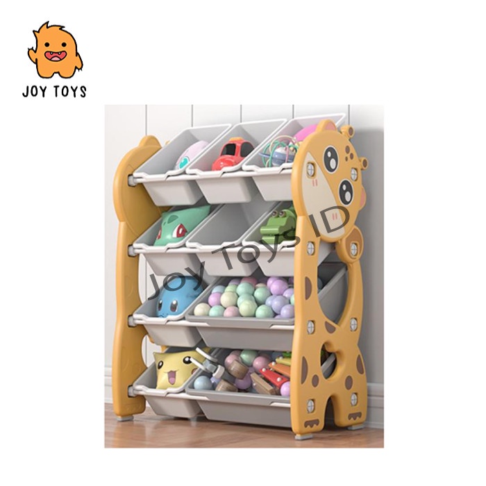 Jual Rak Penyimpanan Barang / Mainan Anak Dengan Karakter Jerapah Lucu ...