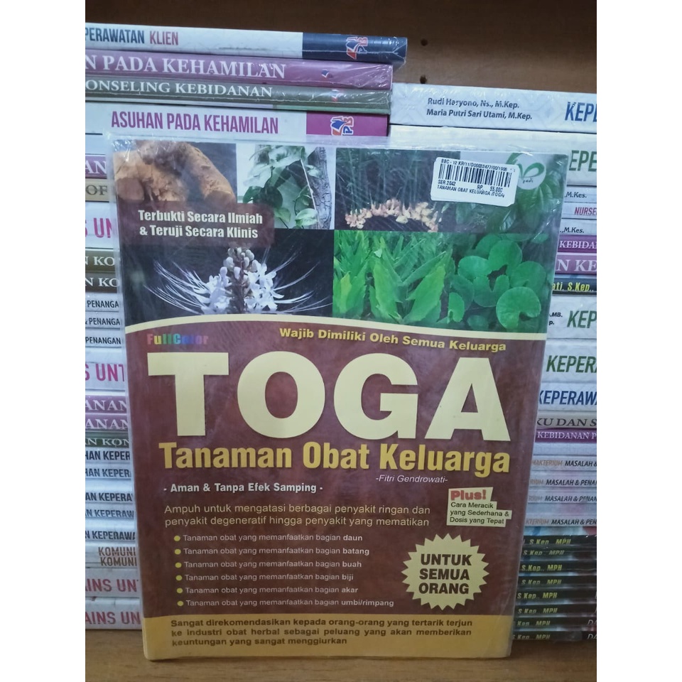 Jual Buku Tanaman Obat Keluarga Toga Shopee Indonesia 8609