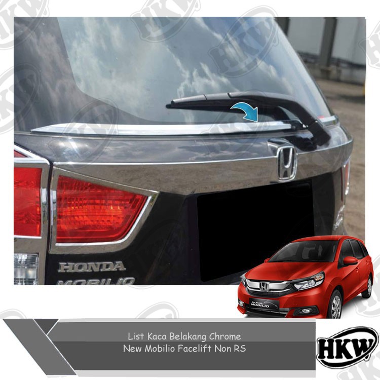 Jual List Kaca Belakang Rear Window Trim Chrome Mobil New Mobilio ...